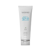 Wicked Simply Aqua Jelle Water Based Lube - 4 oz